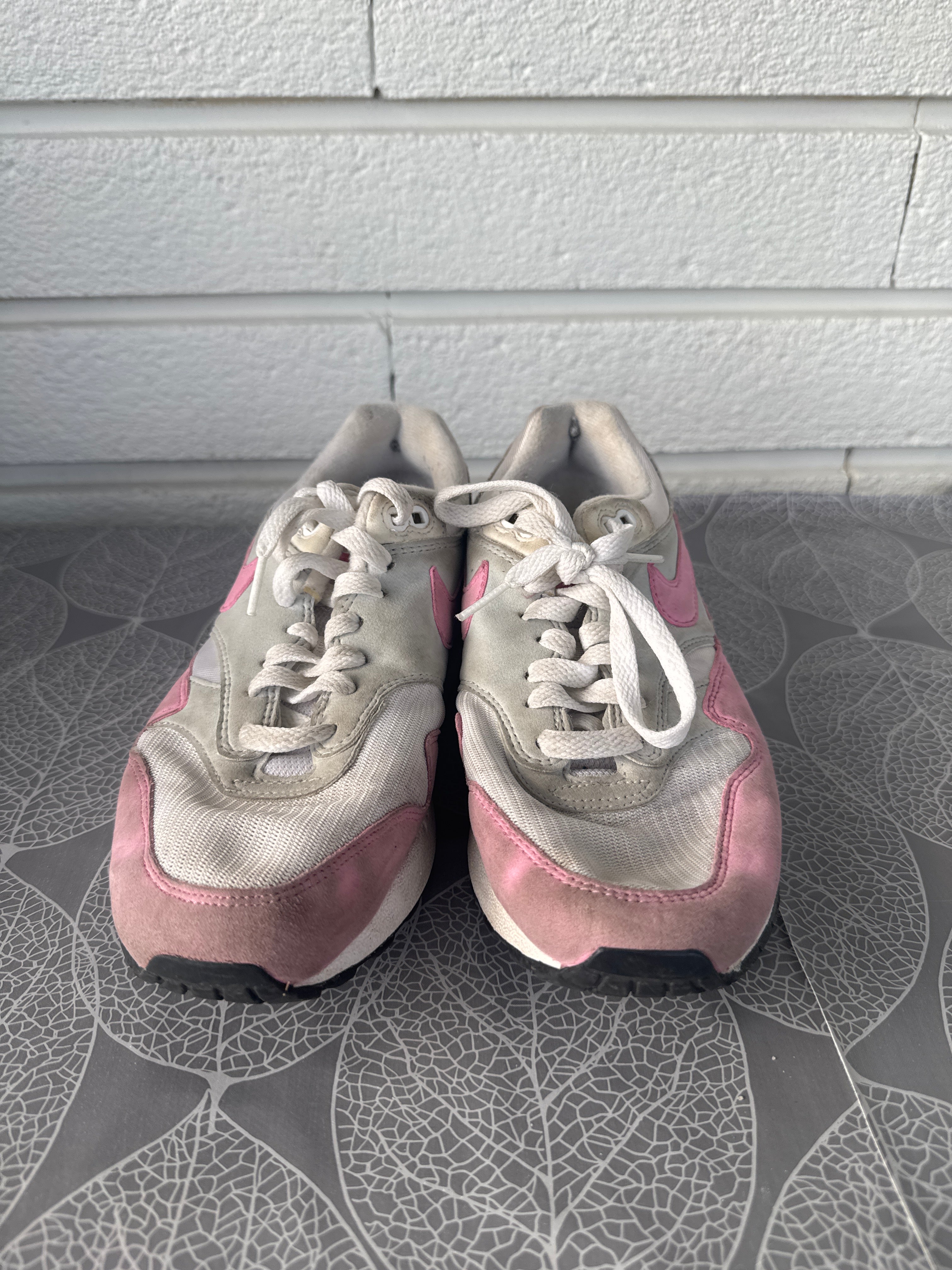 Air Max 1 Rosa/hvit - - Brukt